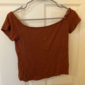 Off the shoulder crop top